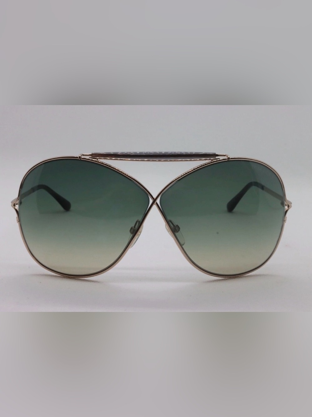 NWOT AUTHENTIC TOM FORD TF 200 28B CATHERINE GOLD GRADIENT SUNGLASSES!!!